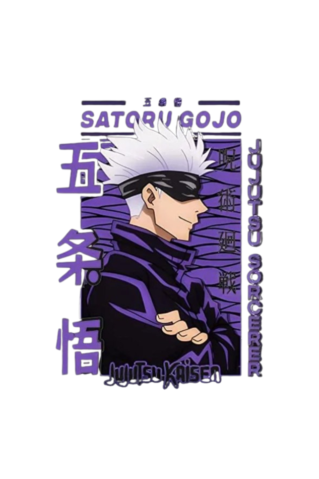 Anime Edition Satoru Gojo (Jujutsu kaisen) Black Sweatshirt For Mens