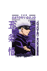 Anime Edition Satoru Gojo (Jujutsu kaisen) Black Sweatshirt For Mens