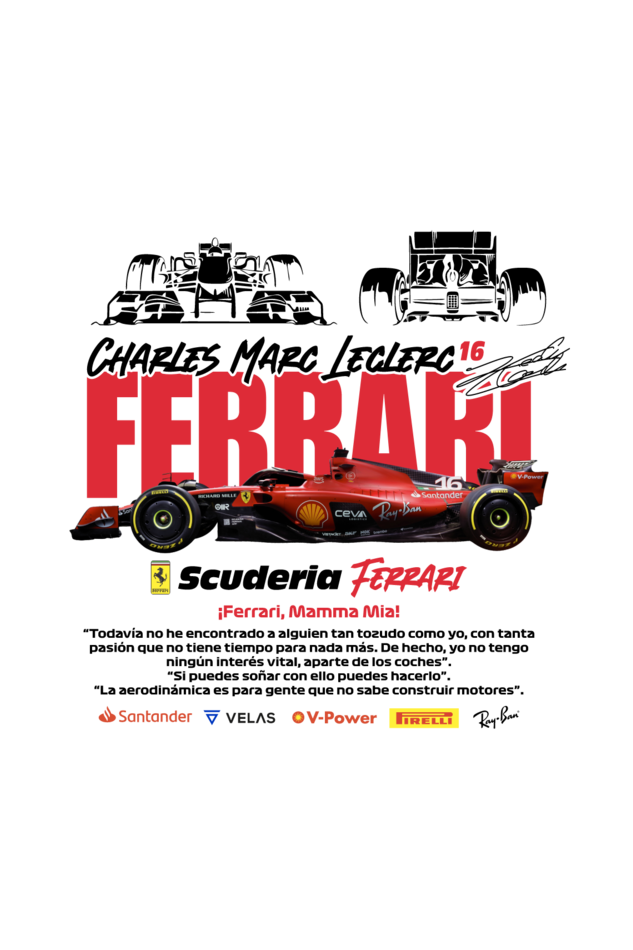 RACING EDITION WHITE HOODIE (FERRARI)