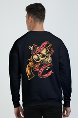 Dead Alive Skull Black Sweatshirt For Mens (Racing EDITION)