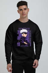 Anime Edition Satoru Gojo (Jujutsu kaisen) Black Sweatshirt For Mens