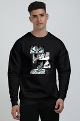 Anime Edition Attack On Titan Anime Slayer Black Sweatshirt For Mens